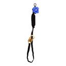 9 ft. Retractable web , Tie back hook, ½" carabiner. black housing.Max arresting dist. 24' SKU SRL1421372